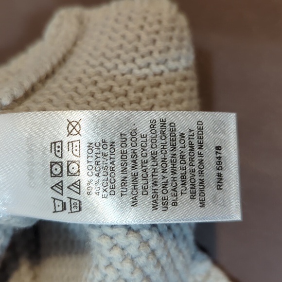 Max Studio baby Jacket Bunny Hooded Carrot snap closure Sweater Size 12 months - Picture 7 of 7